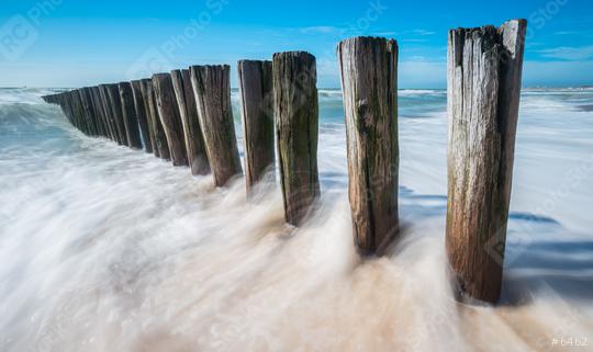 sea beach blue sky sand with waves  : Stock Photo or Stock Video Download rcfotostock photos, images and assets rcfotostock | RC Photo Stock.: