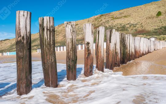 Seascape with breakwaters at Domburg, Netherlands  : Stock Photo or Stock Video Download rcfotostock photos, images and assets rcfotostock | RC Photo Stock.: