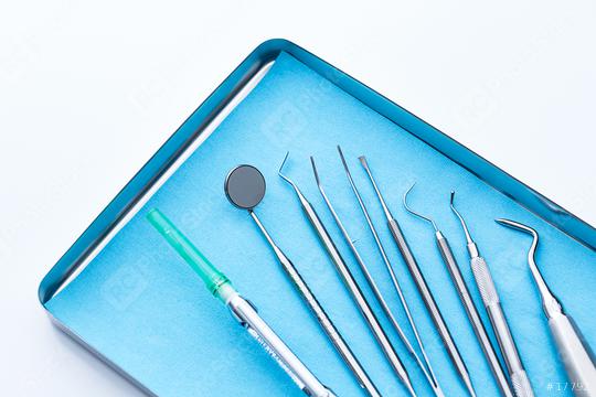 Set of dental tools equipment and Tooth extraction instruments on a tray  : Stock Photo or Stock Video Download rcfotostock photos, images and assets rcfotostock | RC Photo Stock.: