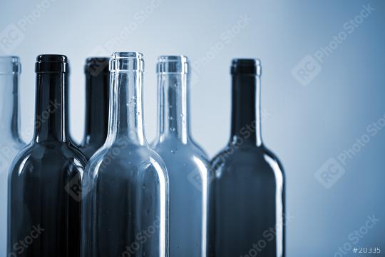 several wine glass bottles with copy space  : Stock Photo or Stock Video Download rcfotostock photos, images and assets rcfotostock | RC Photo Stock.: