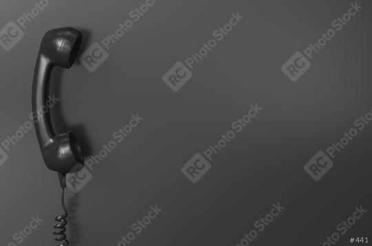 Shot of a black telephone receiver with copy space for individual text  : Stock Photo or Stock Video Download rcfotostock photos, images and assets rcfotostock | RC Photo Stock.: