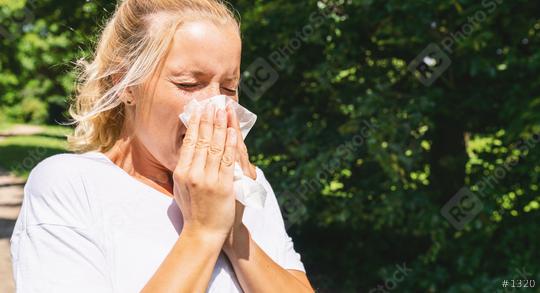Sick woman with allergy or corona virus from influenza coronavirus 2019-ncov flu sneezing  : Stock Photo or Stock Video Download rcfotostock photos, images and assets rcfotostock | RC Photo Stock.:
