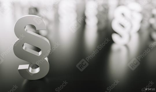 Silver Paragraph signs Symbol of Law and Justice, with copy space for individual text  : Stock Photo or Stock Video Download rcfotostock photos, images and assets rcfotostock | RC Photo Stock.: