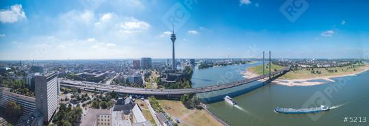 skyline of Dusseldorf in Germany panorama  : Stock Photo or Stock Video Download rcfotostock photos, images and assets rcfotostock | RC-Photo-Stock.: