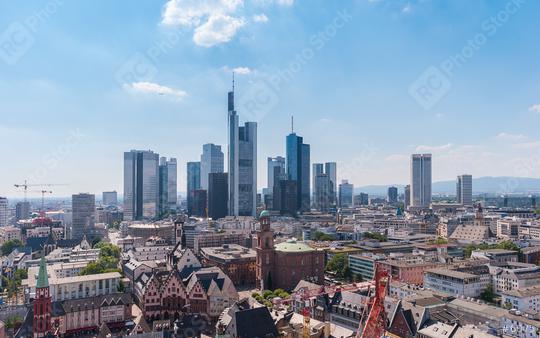 Skyline of Frankfurt, Germany, the financial center of germany  : Stock Photo or Stock Video Download rcfotostock photos, images and assets rcfotostock | RC Photo Stock.: