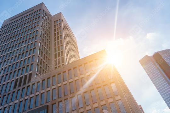 skyscrapers, business office buildings at sunset  : Stock Photo or Stock Video Download rcfotostock photos, images and assets rcfotostock | RC Photo Stock.: