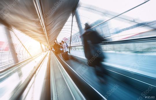 skywalk with blurred people  : Stock Photo or Stock Video Download rcfotostock photos, images and assets rcfotostock | RC Photo Stock.:
