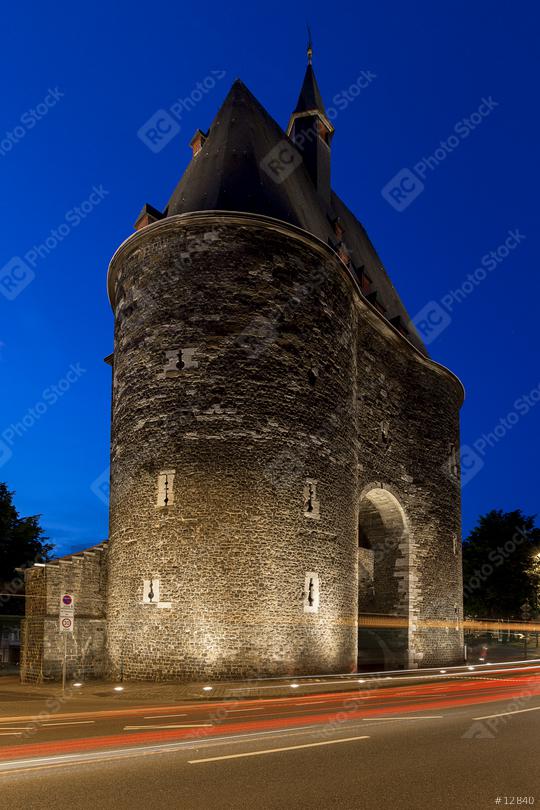 small marchgate in aachen at night  : Stock Photo or Stock Video Download rcfotostock photos, images and assets rcfotostock | RC Photo Stock.: