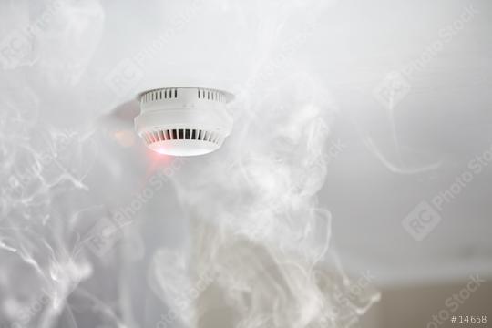 Smoke detector in apartment  : Stock Photo or Stock Video Download rcfotostock photos, images and assets rcfotostock | RC-Photo-Stock.: