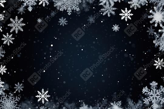 Snowflakes on dark background, winter or Christmas theme
  : Stock Photo or Stock Video Download rcfotostock photos, images and assets rcfotostock | RC Photo Stock.: