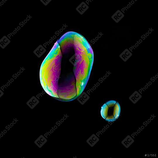 Soap Bubbles in colorful colors on black background  : Stock Photo or Stock Video Download rcfotostock photos, images and assets rcfotostock | RC Photo Stock.: