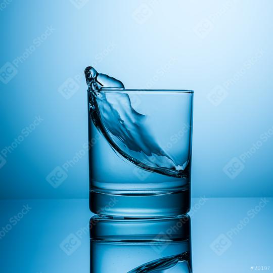 Splashing water in glass  : Stock Photo or Stock Video Download rcfotostock photos, images and assets rcfotostock | RC Photo Stock.: