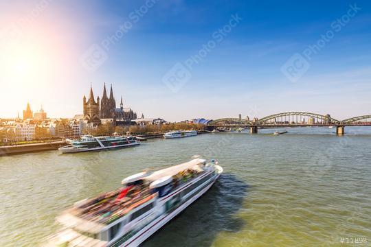 spring at cologne city with Cathedral   : Stock Photo or Stock Video Download rcfotostock photos, images and assets rcfotostock | RC Photo Stock.: