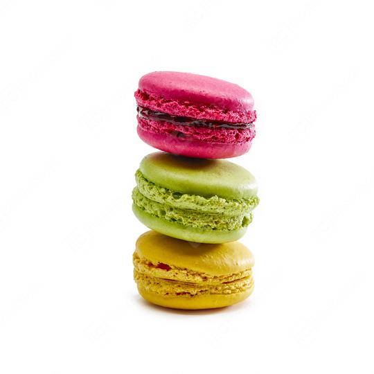Stack of multicolored macaroon on a white background  : Stock Photo or Stock Video Download rcfotostock photos, images and assets rcfotostock | RC Photo Stock.: