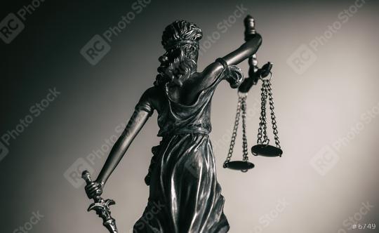 Statue of Justice from behind  : Stock Photo or Stock Video Download rcfotostock photos, images and assets rcfotostock | RC Photo Stock.: