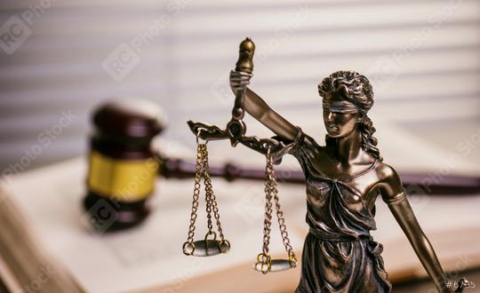 statue of justice with gavel in a Lawyer office  : Stock Photo or Stock Video Download rcfotostock photos, images and assets rcfotostock | RC Photo Stock.: