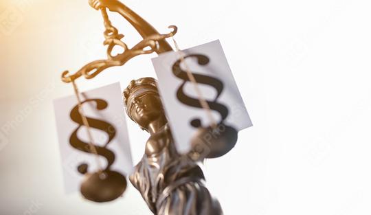 Statue of justice with Paragraphs  : Stock Photo or Stock Video Download rcfotostock photos, images and assets rcfotostock | RC Photo Stock.: