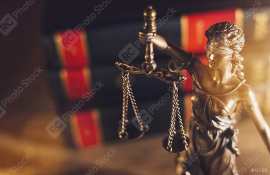 Statue Of Lady Justice in a lawyer office  : Stock Photo or Stock Video Download rcfotostock photos, images and assets rcfotostock | RC Photo Stock.: