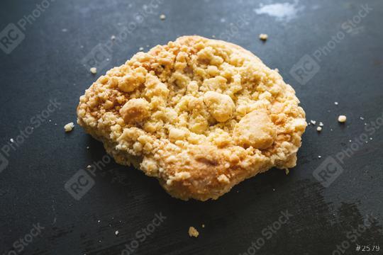 streusel bun or roll on old table  : Stock Photo or Stock Video Download rcfotostock photos, images and assets rcfotostock | RC Photo Stock.: