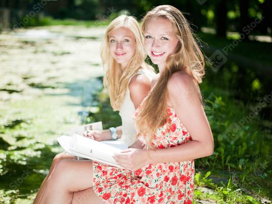 Study outdoors  : Stock Photo or Stock Video Download rcfotostock photos, images and assets rcfotostock | RC Photo Stock.: