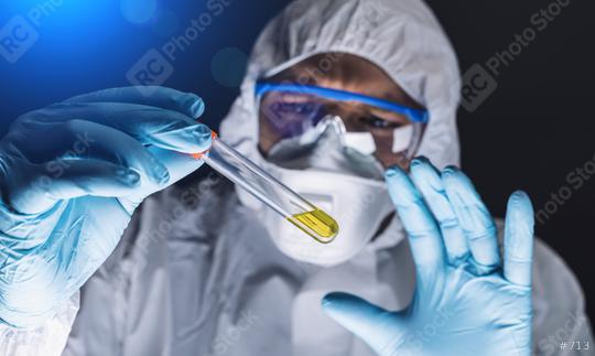Successful Scientist or doctor hold Invented vaccine against covid 19 or Coronavirus  : Stock Photo or Stock Video Download rcfotostock photos, images and assets rcfotostock | RC Photo Stock.: