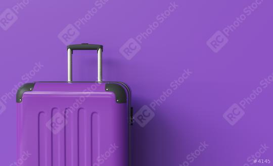 Suitcase on purple background. travel concept, with copy space for individual text  : Stock Photo or Stock Video Download rcfotostock photos, images and assets rcfotostock | RC Photo Stock.: