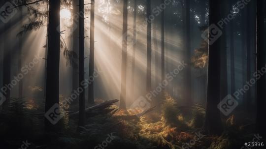 Sunbeams filtering through a misty forest
  : Stock Photo or Stock Video Download rcfotostock photos, images and assets rcfotostock | RC Photo Stock.: