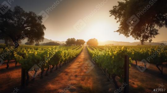 Sunrise casting golden light on vineyard rows
  : Stock Photo or Stock Video Download rcfotostock photos, images and assets rcfotostock | RC Photo Stock.: