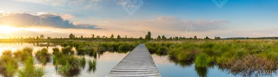 sunset at the Hautes Fagnes (bog landscape) panorama  : Stock Photo or Stock Video Download rcfotostock photos, images and assets rcfotostock | RC Photo Stock.: