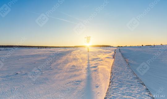 Sunset at the hautes Fagnes in winter  : Stock Photo or Stock Video Download rcfotostock photos, images and assets rcfotostock | RC Photo Stock.: