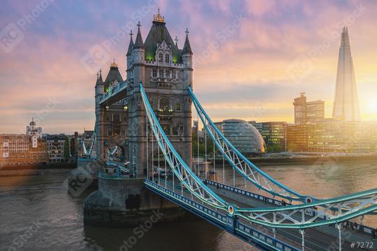 Sunset at the Tower Bridge in London, the UK  : Stock Photo or Stock Video Download rcfotostock photos, images and assets rcfotostock | RC Photo Stock.:
