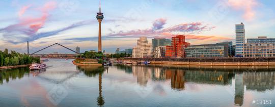 sunset dusseldorf media harbour  : Stock Photo or Stock Video Download rcfotostock photos, images and assets rcfotostock | RC Photo Stock.: