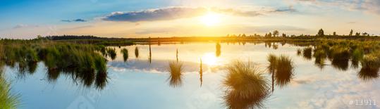 sunset over a bog lake at the Hautes Fagnes  : Stock Photo or Stock Video Download rcfotostock photos, images and assets rcfotostock | RC Photo Stock.: