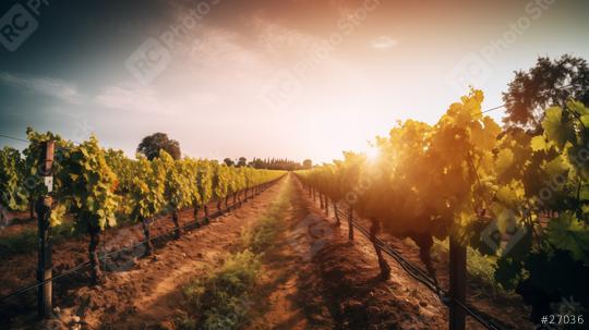 Sunset over lush vineyard rows in countryside
  : Stock Photo or Stock Video Download rcfotostock photos, images and assets rcfotostock | RC Photo Stock.: