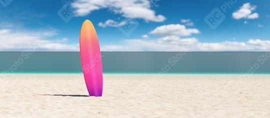 surfboard on the beach, copy space for individual text  : Stock Photo or Stock Video Download rcfotostock photos, images and assets rcfotostock | RC Photo Stock.: