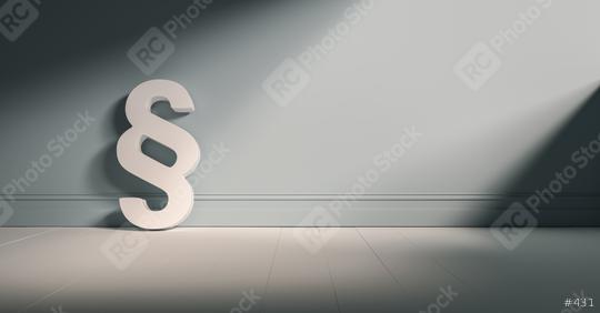 Symbol of Law and Justice - Paragraph / section sign on the floor in apartment   : Stock Photo or Stock Video Download rcfotostock photos, images and assets rcfotostock | RC-Photo-Stock.: