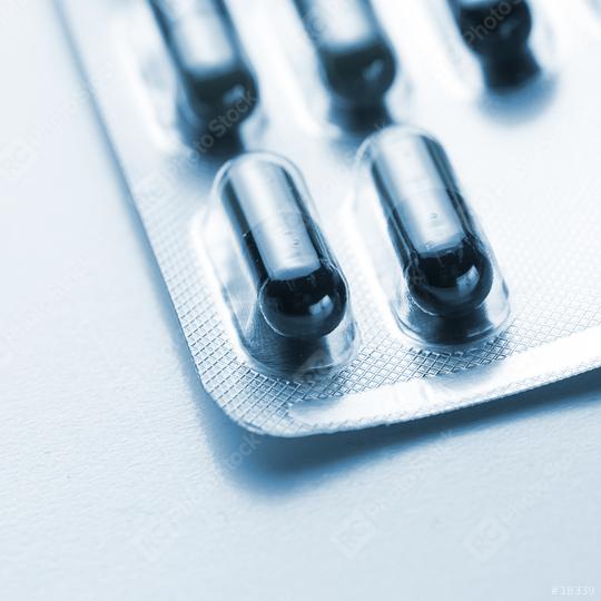 Tablets in a Blister packaging antibiotic pharmacy medicine medical  : Stock Photo or Stock Video Download rcfotostock photos, images and assets rcfotostock | RC-Photo-Stock.: