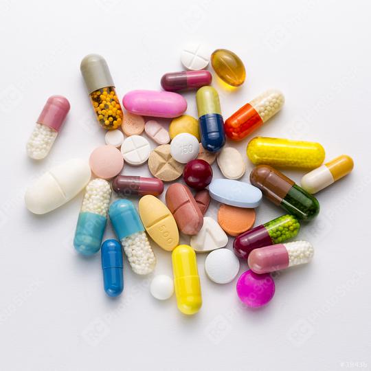 Tablets mix drugs pills capsules therapy doctor flu antibiotic pharmacy medicine medical  : Stock Photo or Stock Video Download rcfotostock photos, images and assets rcfotostock | RC Photo Stock.: