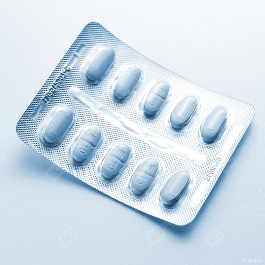 Tablets pills flu Blister therapy packaging antibiotic pharmacy medicine medical  : Stock Photo or Stock Video Download rcfotostock photos, images and assets rcfotostock | RC Photo Stock.: