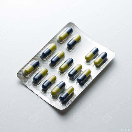 Tablets therapy pills flu in a Blister packaging antibiotic pharmacy medicine medical  : Stock Photo or Stock Video Download rcfotostock photos, images and assets rcfotostock | RC Photo Stock.: