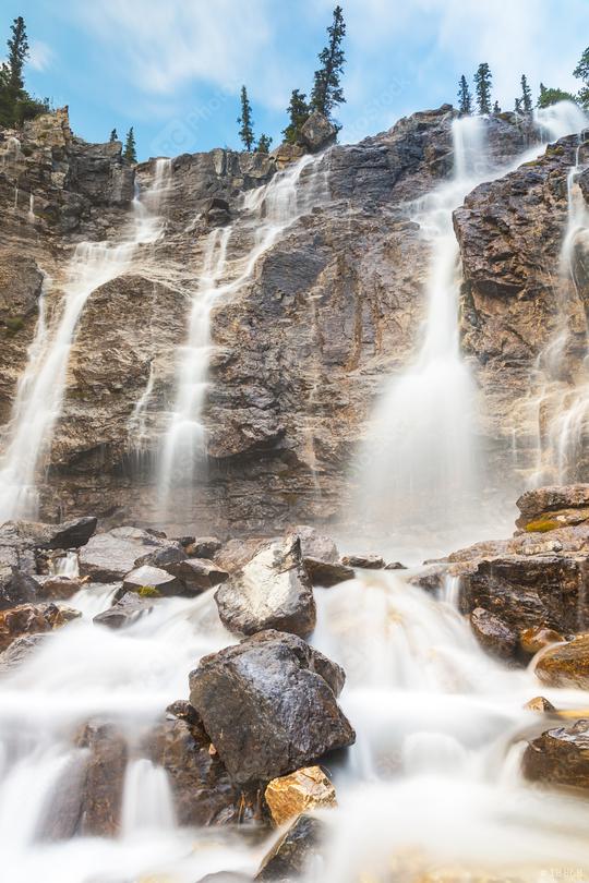Tangle Creek Falls at jasper national park Canada   : Stock Photo or Stock Video Download rcfotostock photos, images and assets rcfotostock | RC Photo Stock.: