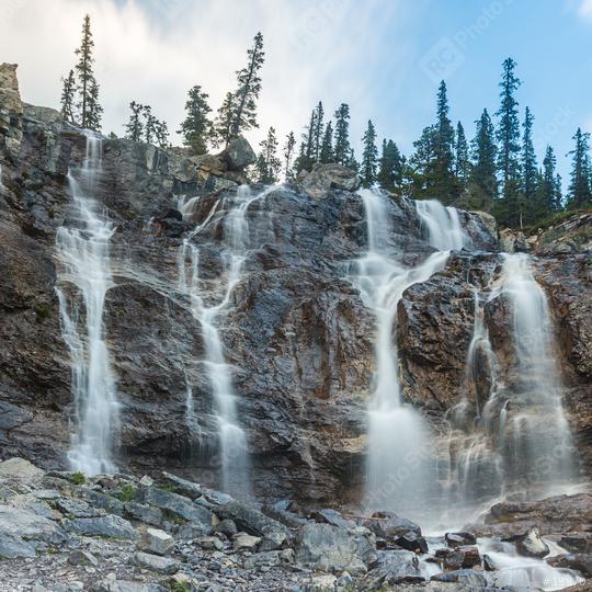 Tangle Creek Falls at national park Canada   : Stock Photo or Stock Video Download rcfotostock photos, images and assets rcfotostock | RC Photo Stock.: