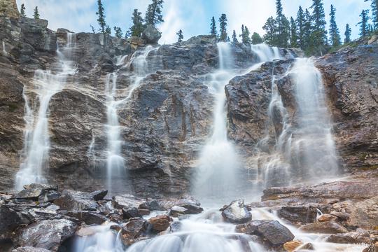 Tangle Falls near Jasper Canada   : Stock Photo or Stock Video Download rcfotostock photos, images and assets rcfotostock | RC Photo Stock.: