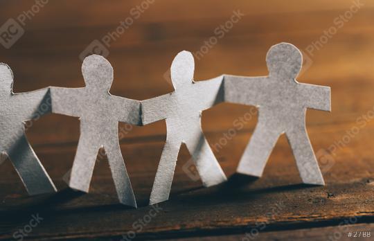 Teamwork Paper Men   : Stock Photo or Stock Video Download rcfotostock photos, images and assets rcfotostock | RC Photo Stock.: