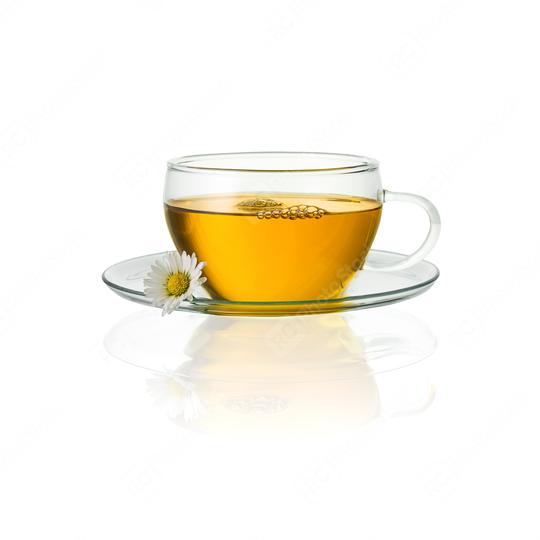 teapot cup tea with chamomile daisy hot drink aroma isolated on white background with reflection  : Stock Photo or Stock Video Download rcfotostock photos, images and assets rcfotostock | RC Photo Stock.: