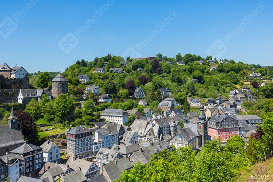 The Old Town of Monschau at summer  : Stock Photo or Stock Video Download rcfotostock photos, images and assets rcfotostock | RC Photo Stock.: