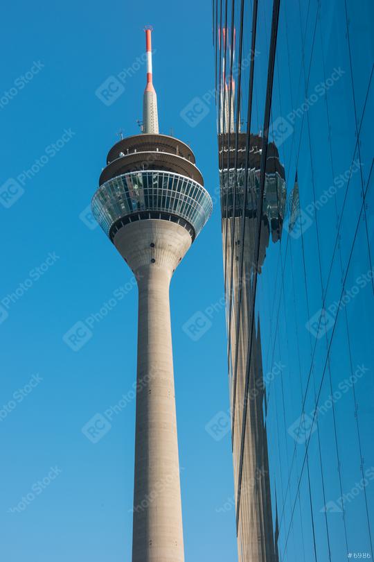 the rhinetower in Dusseldorf  : Stock Photo or Stock Video Download rcfotostock photos, images and assets rcfotostock | RC Photo Stock.: