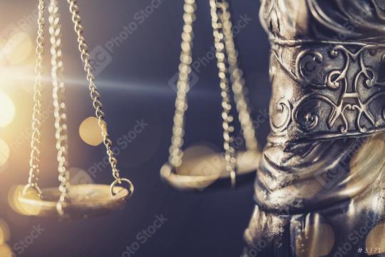 The Statue of Justice  - lady justice or Iustitia / Justitia the Roman goddess of Justice detail of scales of justice   : Stock Photo or Stock Video Download rcfotostock photos, images and assets rcfotostock | RC Photo Stock.: