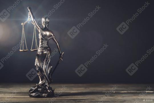 The Statue of Justice - lady justice or Iustitia / Justitia the Roman goddess of Justice - legal law concept image  : Stock Photo or Stock Video Download rcfotostock photos, images and assets rcfotostock | RC Photo Stock.: