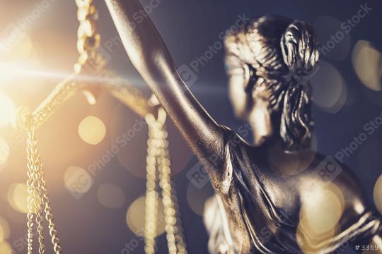 The Statue of Justice - lady justice or Iustitia / Justitia the Roman goddess of Justice - with bokeh  : Stock Photo or Stock Video Download rcfotostock photos, images and assets rcfotostock | RC Photo Stock.: